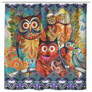 Owl Shower Curtains Cute Owl For Bathroom Decor
