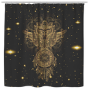 Owl Shower Curtains Elegant Power Of Native American Owl With Dreamcatcher For Bathroom Decor
