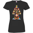 Owl T-Shirt Funny Cute Owl Christmas Tree Day Gift Tee Shirt CustomCat