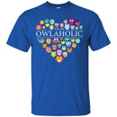 Owl T-Shirt I'm An Owlaholic Awesome Tees For Christmas Tee Shirt CustomCat