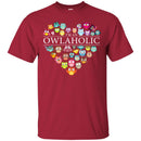Owl T-Shirt I'm An Owlaholic Awesome Tees For Christmas Tee Shirt CustomCat