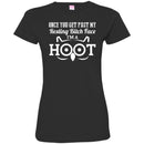 Owl T-Shirt Once You Get Past My Resting Bitch Face I'm A Hoot Next, Level Unisex Fitted Tee Shirt CustomCat