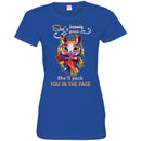 Owl T-Shirt She's Beauty Grace She'll Peck You In The Face Colorful Owl Funny Gift Tee Shirt CustomCat