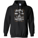 Papa and Daughter Funny T-shirt CustomCat