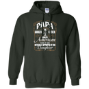 Papa and Daughter Funny T-shirt CustomCat