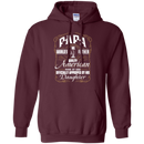 Papa and Daughter Funny T-shirt CustomCat