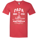 Papa and Daughter Funny T-shirt CustomCat