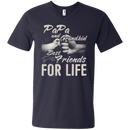 Papa and Grandkid Best Friends for life tshirt - Perfect gift idea for Papa CustomCat
