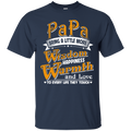 Papa Bring A Little More Wisdom Happiness Warmth and Love to Every Life They Touch t-shirt CustomCat