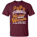 Papa Bring A Little More Wisdom Happiness Warmth and Love to Every Life They Touch t-shirt CustomCat