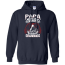 Papa not as lean but still as mean so don't i mess with my grandkids T-shirts CustomCat