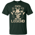 Papa The Man The Myth The Legend Awesome T-shirt For Papa CustomCat