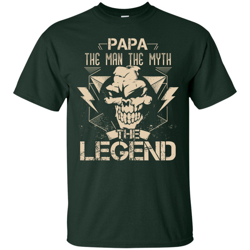 Papa The Man The Myth The Legend Awesome T-shirt For Papa CustomCat
