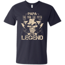 Papa The Man The Myth The Legend Awesome T-shirt For Papa CustomCat