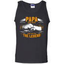 Papa The Man The Myth The Legend Funny T-shirt for Papa on Father's Day CustomCat