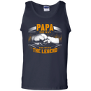 Papa The Man The Myth The Legend Funny T-shirt for Papa on Father's Day CustomCat
