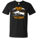 Papa The Man The Myth The Legend Funny T-shirt for Papa on Father's Day CustomCat
