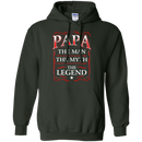Papa The Man The Myth The Legend Funny T-shirts CustomCat