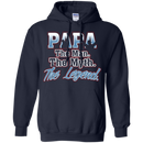 Papa The Man The Myth The Legend t-shirts CustomCat
