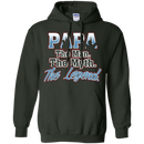 Papa The Man The Myth The Legend t-shirts CustomCat