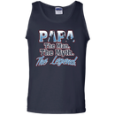 Papa The Man The Myth The Legend t-shirts CustomCat