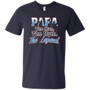 Papa The Man The Myth The Legend t-shirts CustomCat