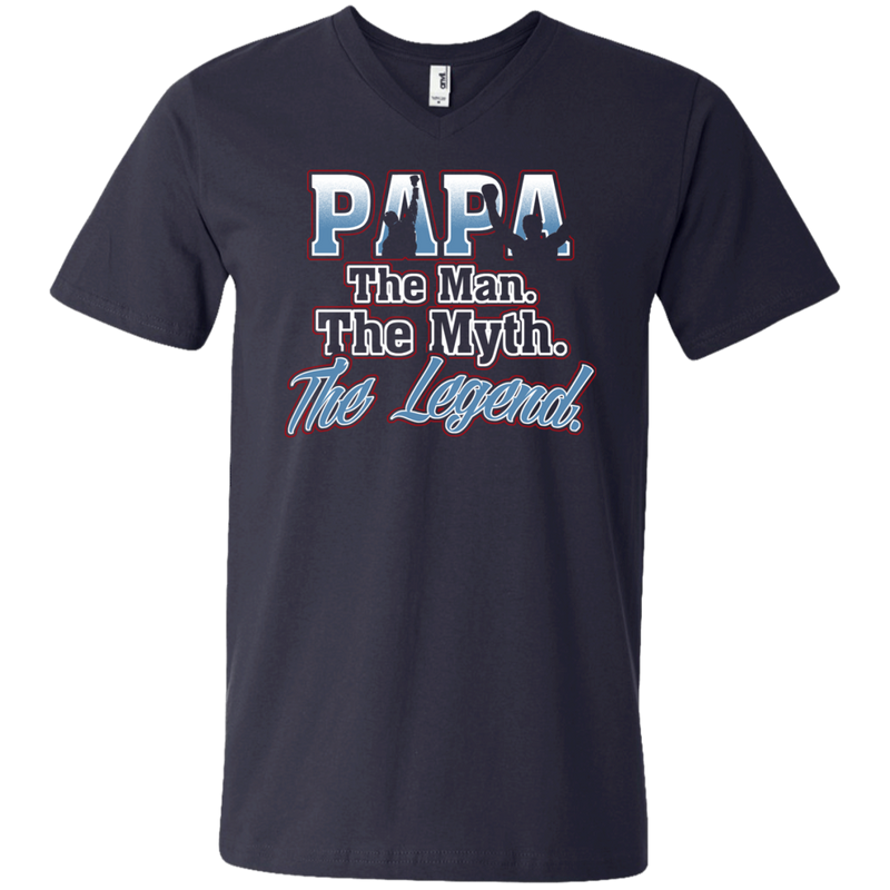 Papa The Man The Myth The Legend t-shirts CustomCat