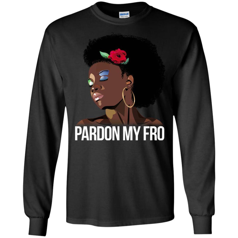 Pardon My Fro Funny T-shirts CustomCat