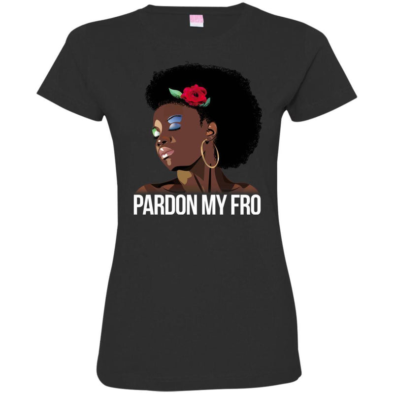 Pardon My Fro Funny T-shirts CustomCat