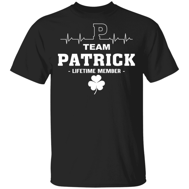 Patrick Team Lifetime Member Funny Gifts Patrick's Day Irish T-Shirt