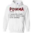 PAWMA A Woman Who Proundly  Claims Her Children's Dogs As Her Granddogs Funny Dog T-shirt CustomCat