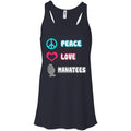 Peace Love Manatee T-shirt & Hoodie For Beach Lovers CustomCat
