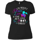 Peace Love Mermaid Tshirt CustomCat