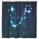 Pisces Shower Curtains Pisces Zodiac Sign Astrology Shower Curtains Spiritual Horoscope Constellations Stars For Bathroom Decor