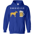 Pitbull Dog T-Shirt The Bare Necessities Of Life Will Come To You For Pitbull Beer Lovers Tee Shirts CustomCat