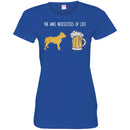 Pitbull Dog T-Shirt The Bare Necessities Of Life Will Come To You For Pitbull Beer Lovers Tee Shirts CustomCat