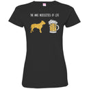 Pitbull Dog T-Shirt The Bare Necessities Of Life Will Come To You For Pitbull Beer Lovers Tee Shirts CustomCat
