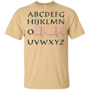 PQRST Alphabet Funny Nurse T-shirt CustomCat