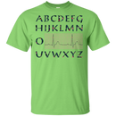 PQRST Alphabet Funny Nurse T-shirt CustomCat