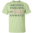 PQRST Alphabet Funny Nurse T-shirt CustomCat