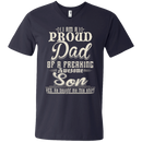 Proud Dad of a Freaking Awesome Son T-shirts CustomCat