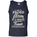 Proud mom of a Freaking awesome son funny t-shirts CustomCat