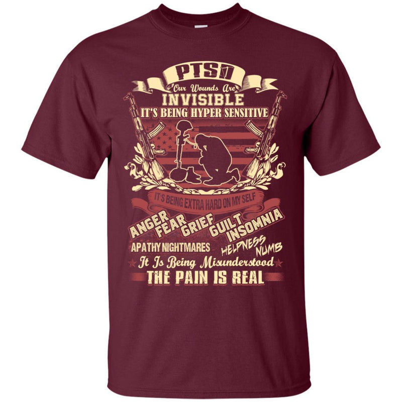 PTSD Veterans T-shirts & Hoodie for Veteran's Day CustomCat