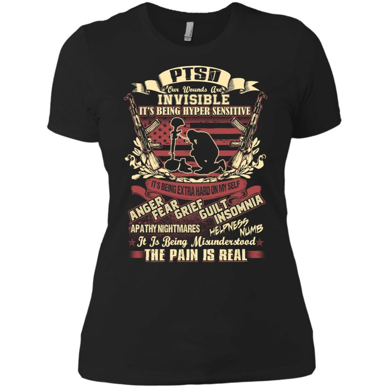 PTSD Veterans T-shirts & Hoodie for Veteran's Day CustomCat