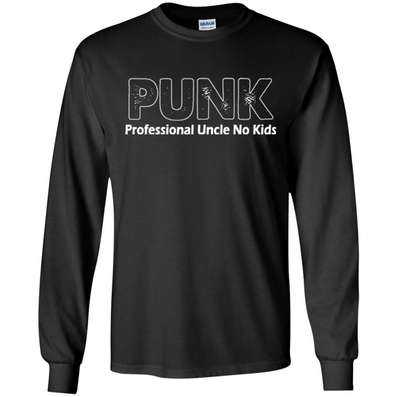 Punk Professional Uncle No Kids T Shirts CustomCat