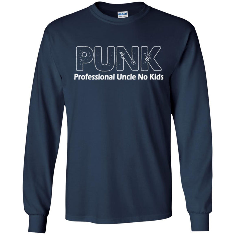 Punk Professional Uncle No Kids T Shirts CustomCat