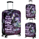 Pure Beauty Dragonfly With Lotus Luggage Cover interestprint