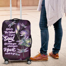 Pure Beauty Dragonfly With Lotus Luggage Cover interestprint