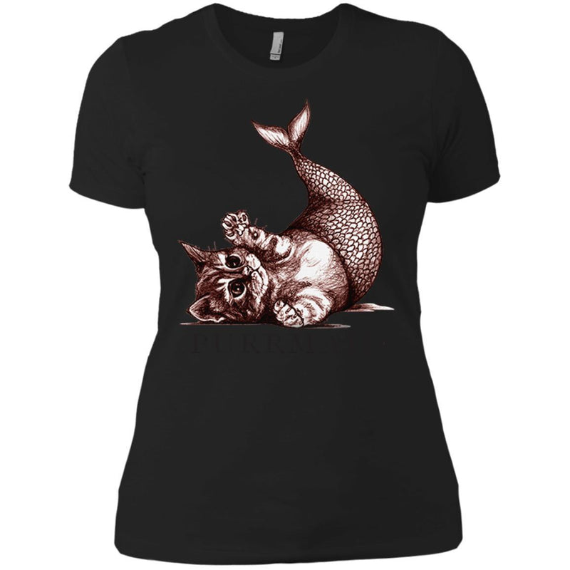 Purrmaid T-shirt & Hoodie For Mermaids CustomCat