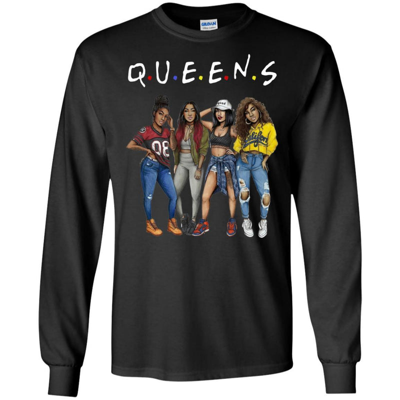 QUEEN T-shirts for Melanin Poppin Girls CustomCat